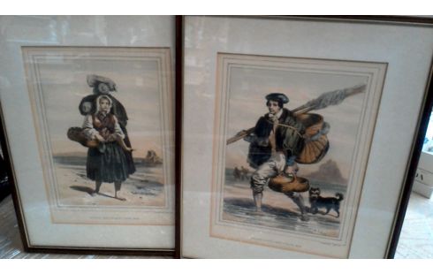 GRAVURE KLEUR LOT VAN