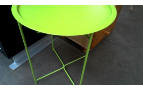 BIJZETTAFELTJE GROEN FLUO ROND OPVOUW BAAR