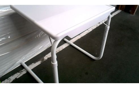 MESA, , CAMA BLANCA METAL PVC PLEGABLE