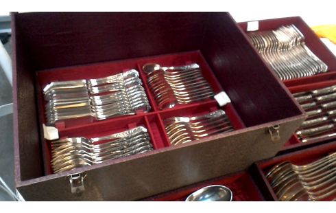 COUVERT ARGENTE STYLE LOUIS XV