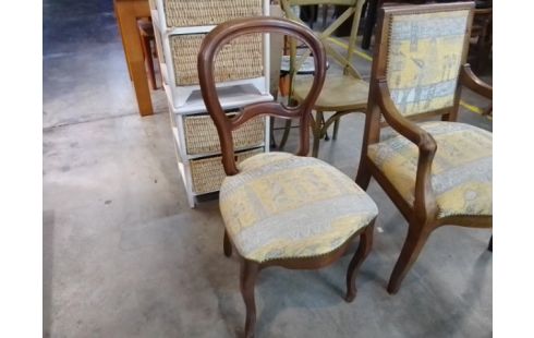 CHAISE BOIS TISSU SEULE