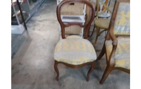 CHAISE BOIS TISSU SEULE