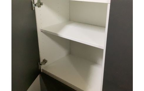 MEUBLE GRIS 4 PORTES