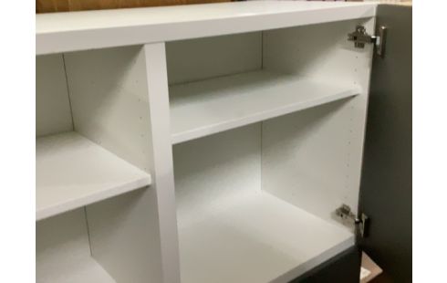 MEUBLE GRIS 4 PORTES