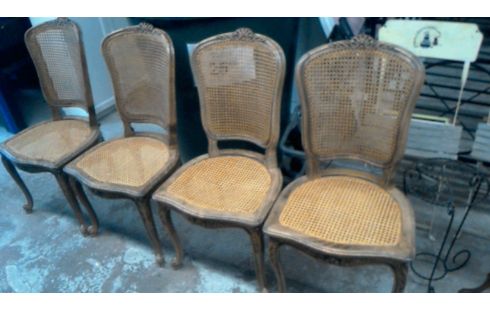 LOT DE 4 CHAISE