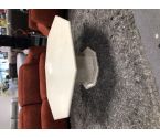 TABLE TRAVERTIN OCTOGONAL