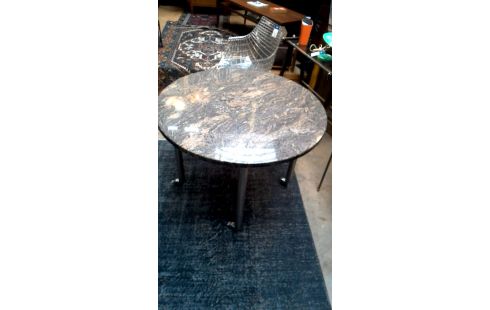 TAFEL ROND DESIGN  MODERN/MET/WIELTJES