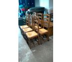 LOT DE 6 CHAISES