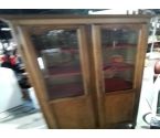 VITRINE CHENE 2P VITREES