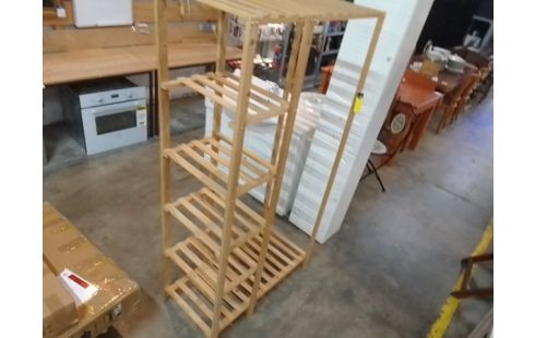 PENDERIE ÉTAGÈRES BOIS