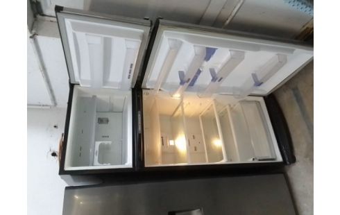 REFRIGERATEUR CONGELATEUR WHIRLPOOL CHROME