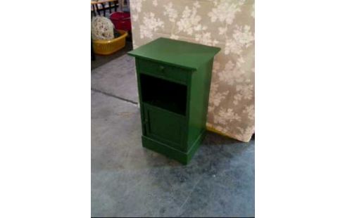 KOMMODE HOLZ GRÜN 1 T. 1 SCHUBL. 1 FACH