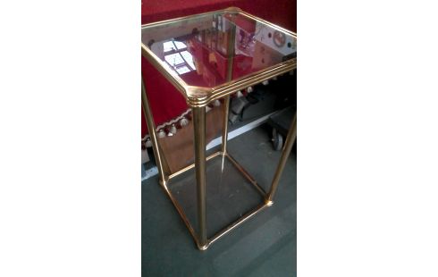 MUEBLE AUXILIAR HIELO LATÓN