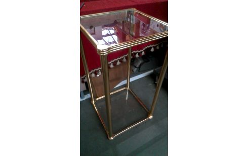 MUEBLE AUXILIAR HIELO LATÓN