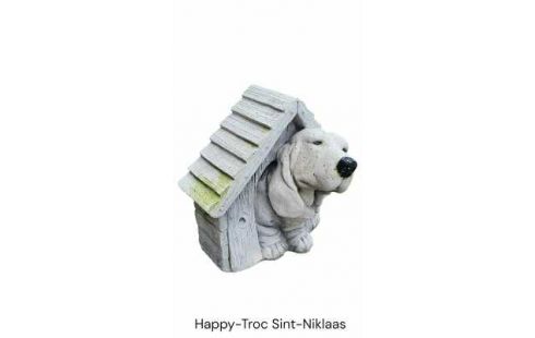 ANIMAL DECO JARDIN, , CHIEN, , NICHE