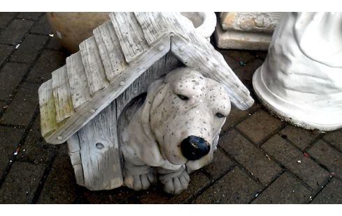 ANIMAL DECO JARDIN, , CHIEN, , NICHE