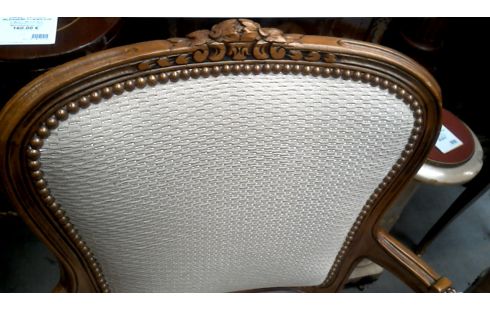 2 STÜHLE AST BEIGE STOFF