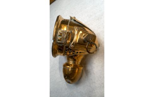 LAMPE, , VELO ANTIQUE CUIVRE GLACE