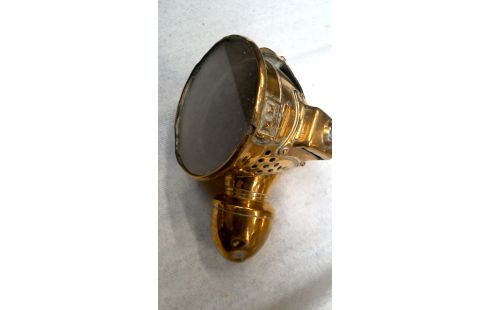 LAMPE, , VELO ANTIQUE CUIVRE GLACE