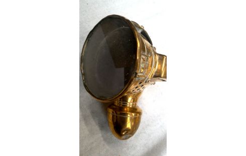 LAMPE, , VELO ANTIQUE CUIVRE GLACE