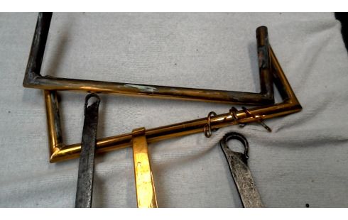 OBJETO DECORACIÓN, , ESTANTE COBRE