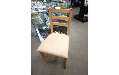 4 CHAISES SAPIN TISSU