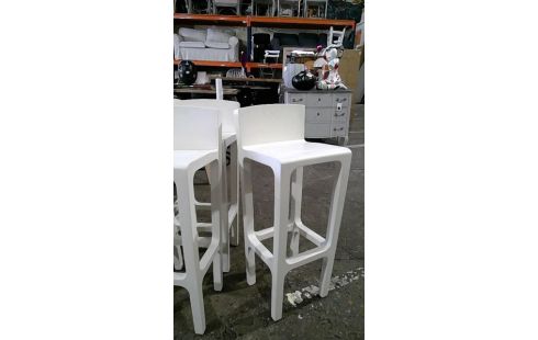 TABOURET DE BAR BLANC
