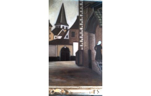 OLIEVERF OP DOEK KLOOSTERZICHT GYSELS