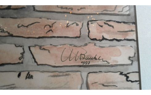 KADER KRUISBEELD HANDTEKENING RO