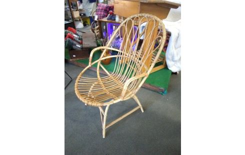 FAUTEUIL VINTAGE OSIER