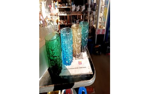 VERRES GEOFFREY BAXTER LE LOT DE 4