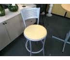 TABOURET DE BAR ASSISE JAUNE