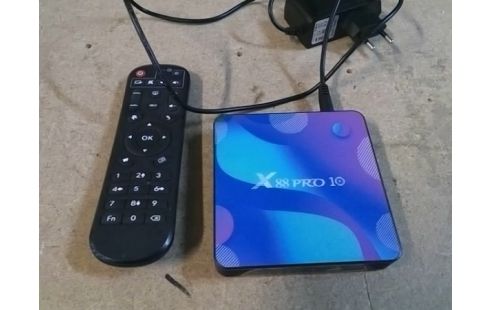 BOITIER TV ANDROID X88 PRO 10 (AVEC TELECOMMANDE)