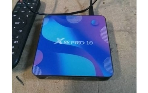 BOITIER TV ANDROID X88 PRO 10 (AVEC TELECOMMANDE)