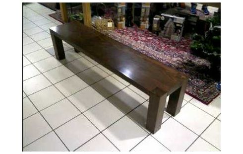 SITZBANK HOLZ DUNKEL LÄNGLICH