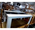 TABLE Moderne blanche/noire qq accros