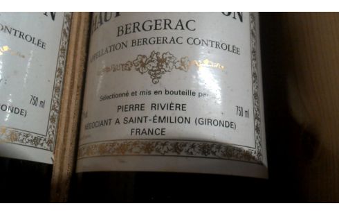 KIST WIJN 2 FLES 1989. CHATEAU HAUT GIRAUDON