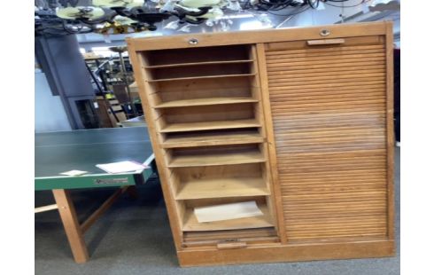 CLASSEUR A RIDEAUX CHÊNE CLAIR