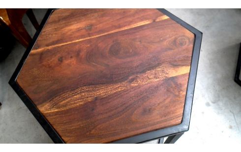 TABLE D'APPOINT HEXAGONAL