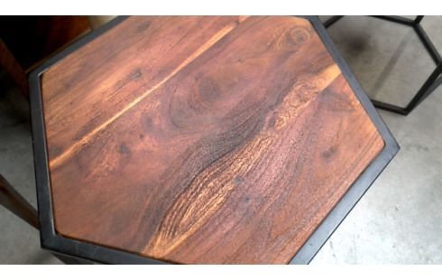 TABLE D'APPOINT HEXAGONAL