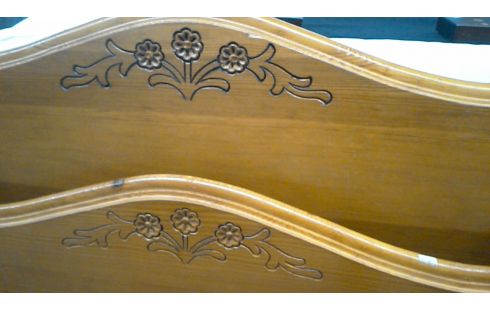 LIT  90-190 CM  + SOMMIER LATTES DEPLIEE