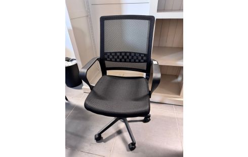 - Chaise de bureau 'Dylan' Mesh Noir.