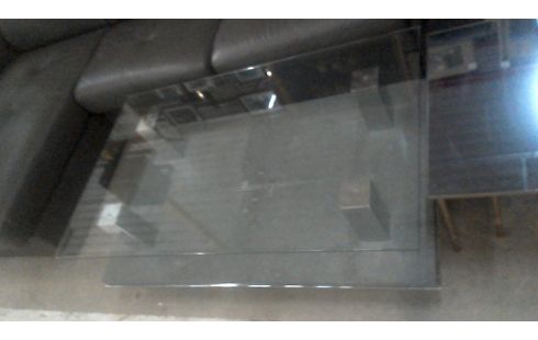 WOHNZIMMERTISCH 1 EIS METALL AUF ROLLEN