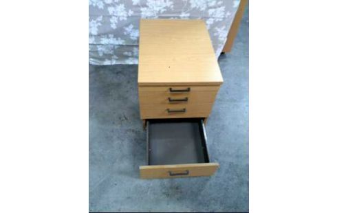 CONTAINER HOLZ BRAUN 4-SCHUB. ABSCHLIESSBAR