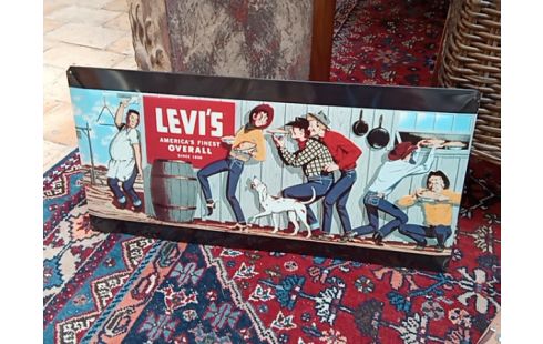 PLAQUE EMAILLEE LEVIS