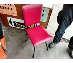 CHAISE VINTAGE ROUGE