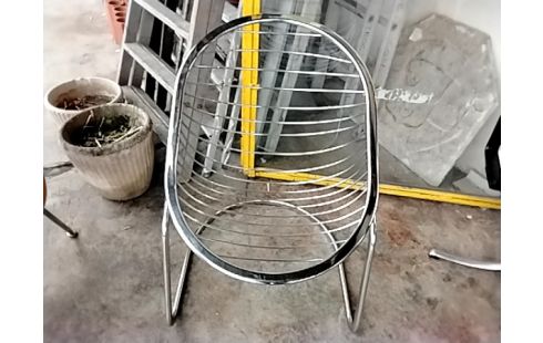 FAUTEUIL STRUCTURE CHROMÉE