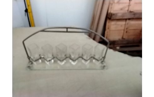 VERRES A LIQUEUR SERVICE ART DECO