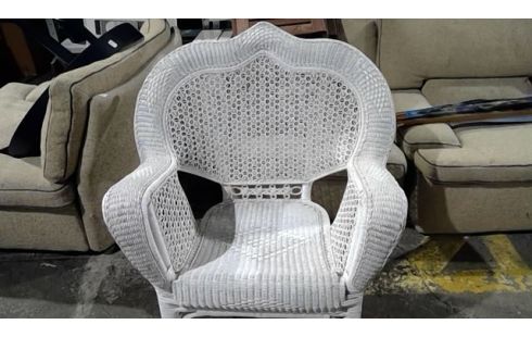 FAUTEUIL OSIER BLANC
