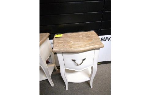 CHEVET PATINE BLANCHE